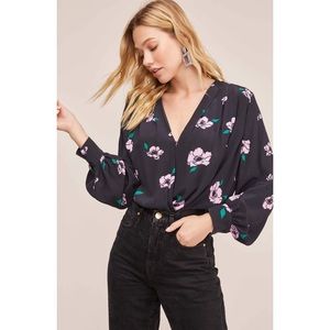 ASTR the Label TRIXIE FLORAL PRINT BODYSUIT